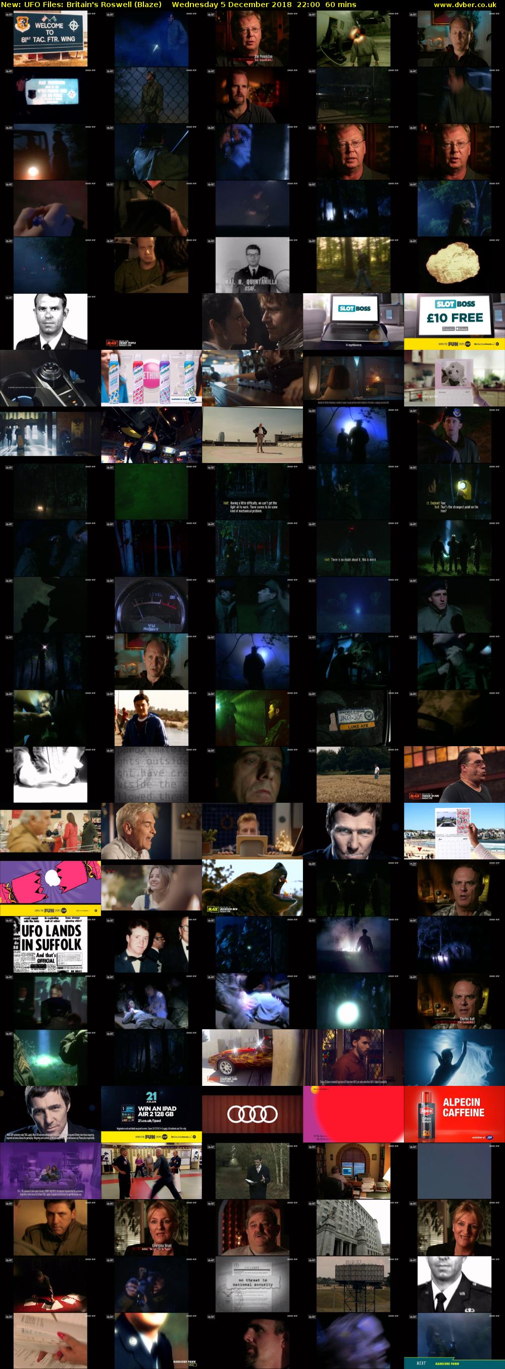UFO Files: Britain's Roswell (Blaze) Wednesday 5 December 2018 22:00 - 23:00