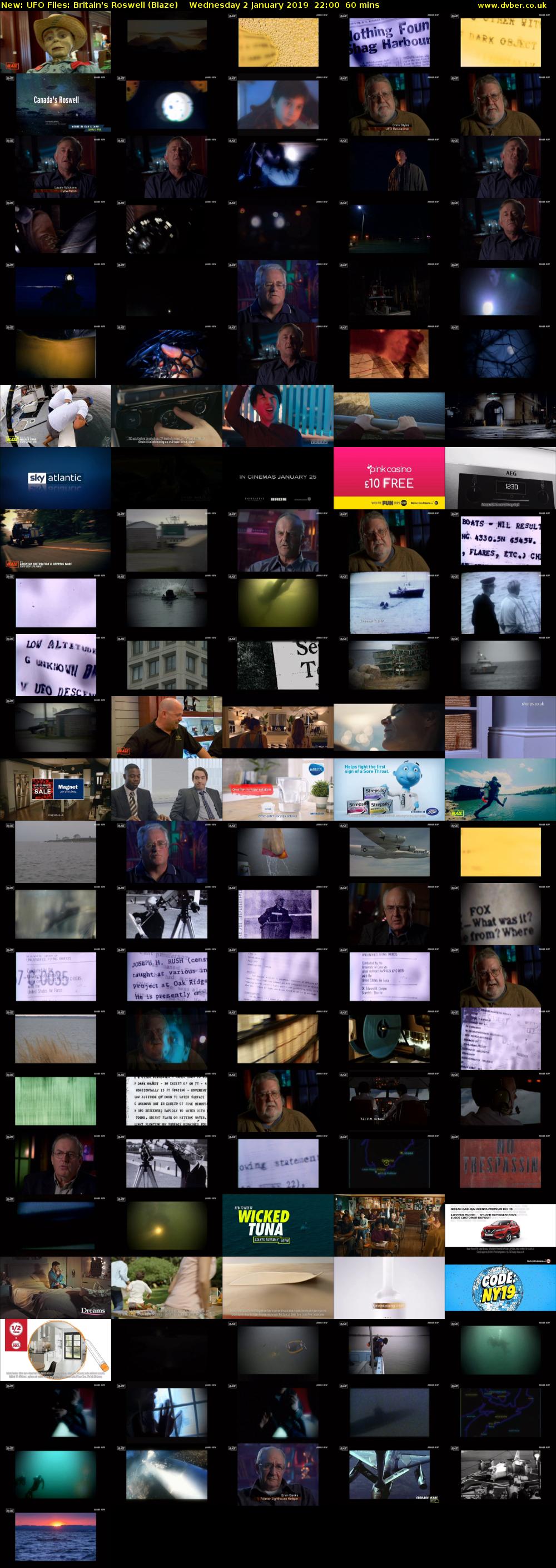 UFO Files: Britain's Roswell (Blaze) Wednesday 2 January 2019 22:00 - 23:00