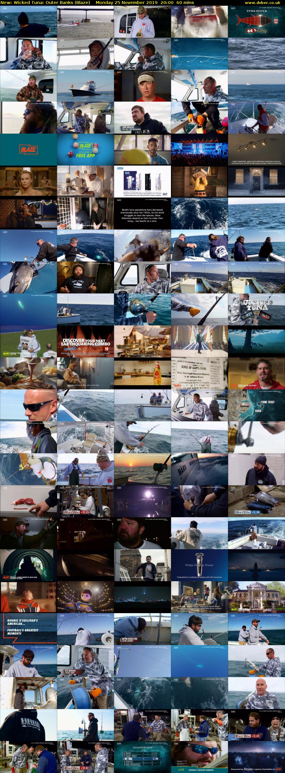 Wicked Tuna: Outer Banks (Blaze) Monday 25 November 2019 20:00 - 21:00