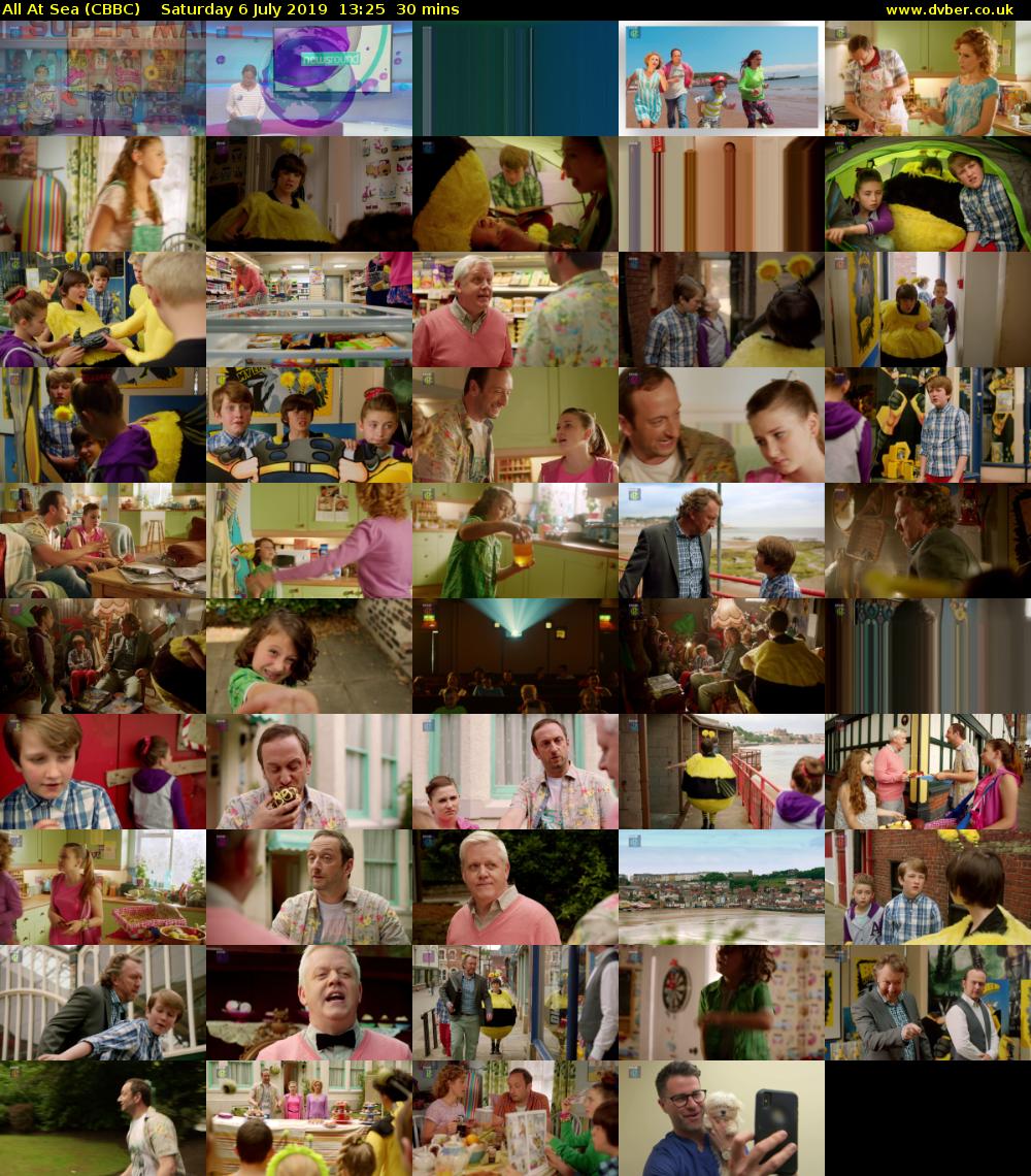 All At Sea (CBBC) Saturday 6 July 2019 13:25 - 13:55