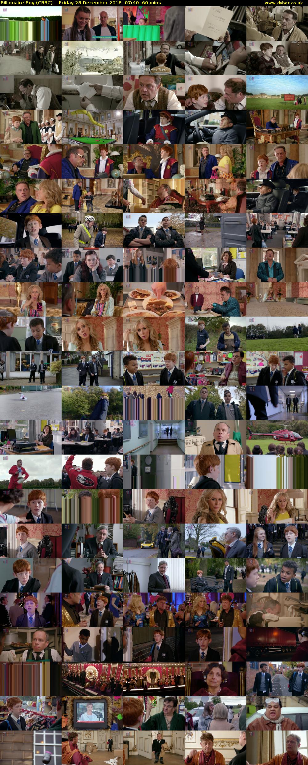 Billionaire Boy (CBBC) Friday 28 December 2018 07:40 - 08:40