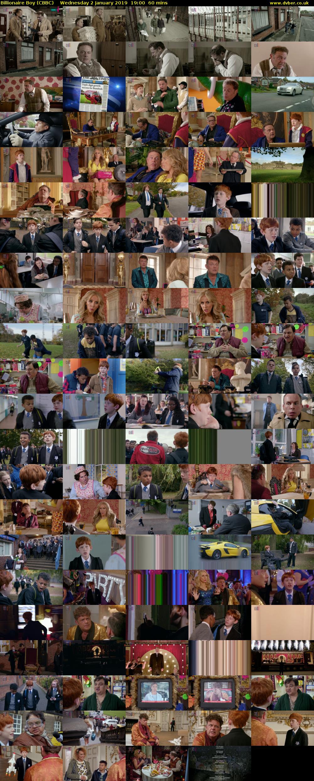 Billionaire Boy (CBBC) Wednesday 2 January 2019 19:00 - 20:00