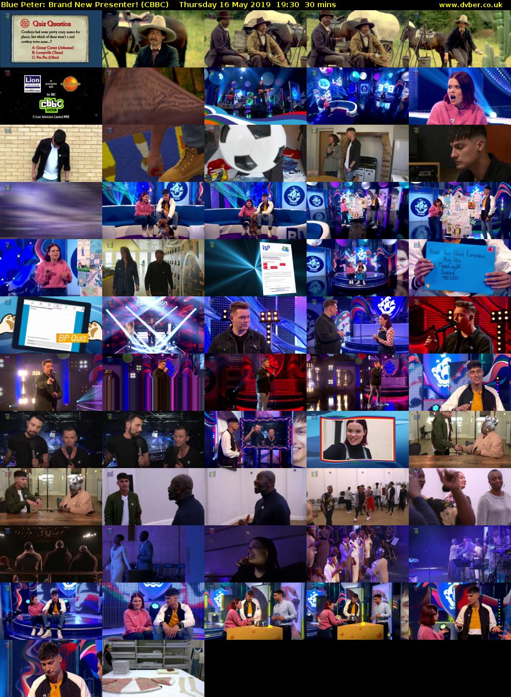 Blue Peter: Brand New Presenter! (CBBC) Thursday 16 May 2019 19:30 - 20:00