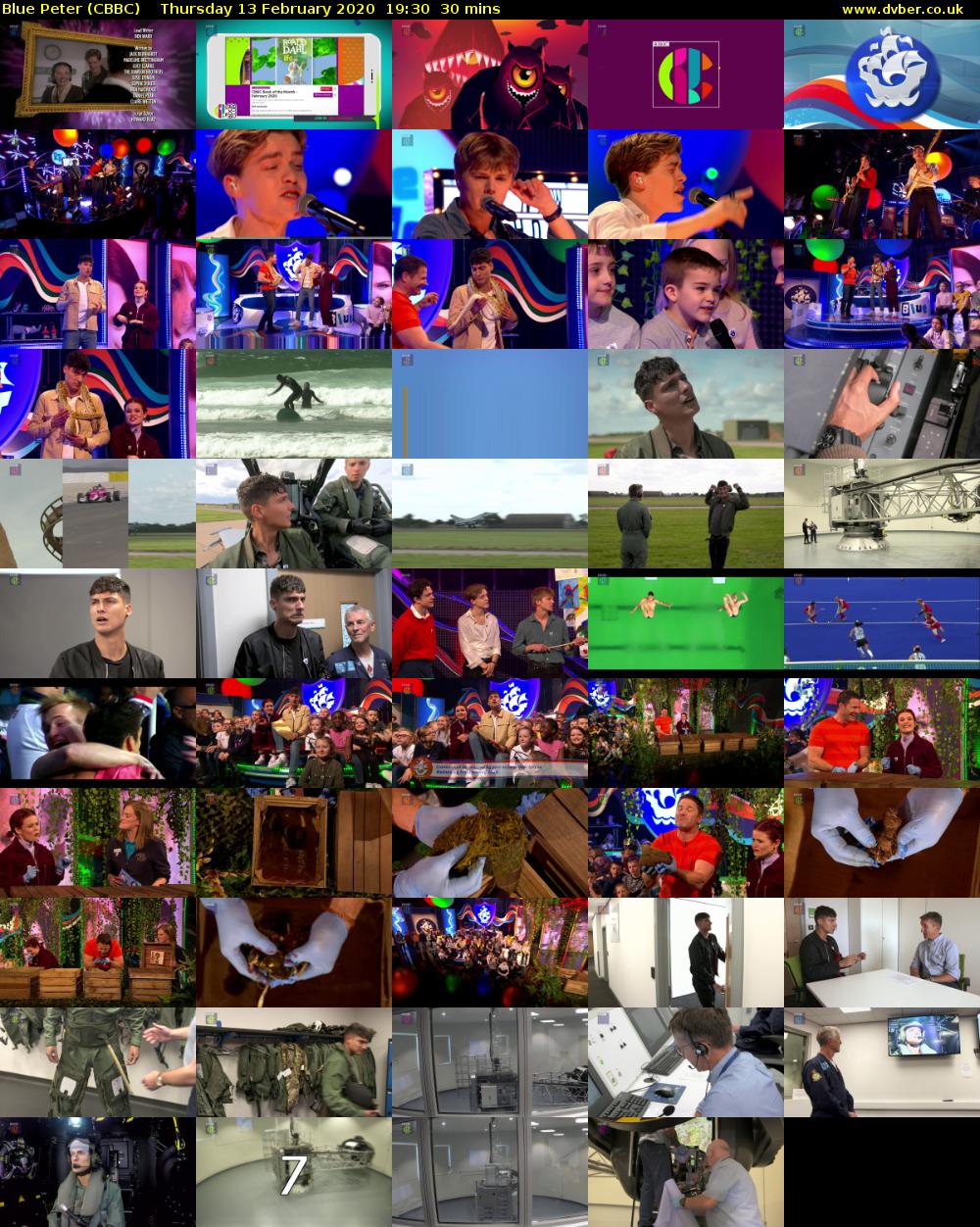 Blue Peter (CBBC) Thursday 13 February 2020 19:30 - 20:00