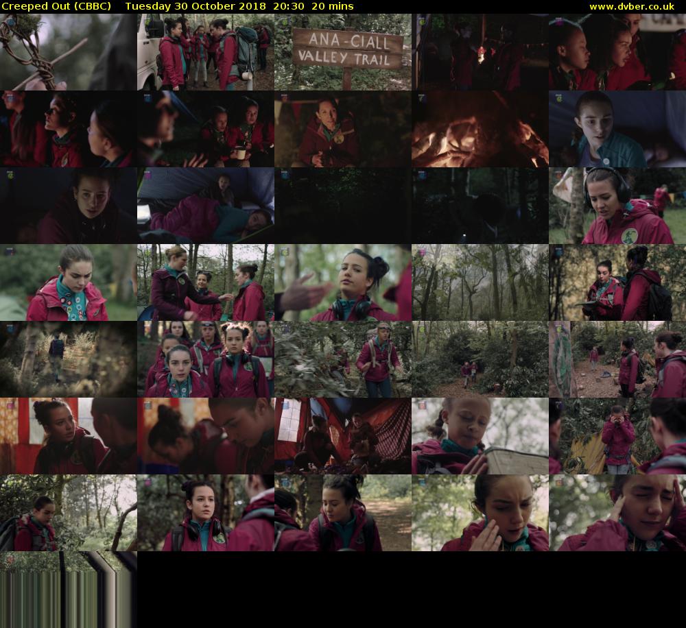 Creeped Out (CBBC) Tuesday 30 October 2018 20:30 - 20:50