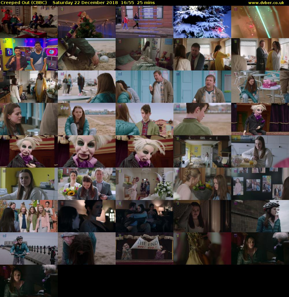 Creeped Out (CBBC) Saturday 22 December 2018 16:55 - 17:20