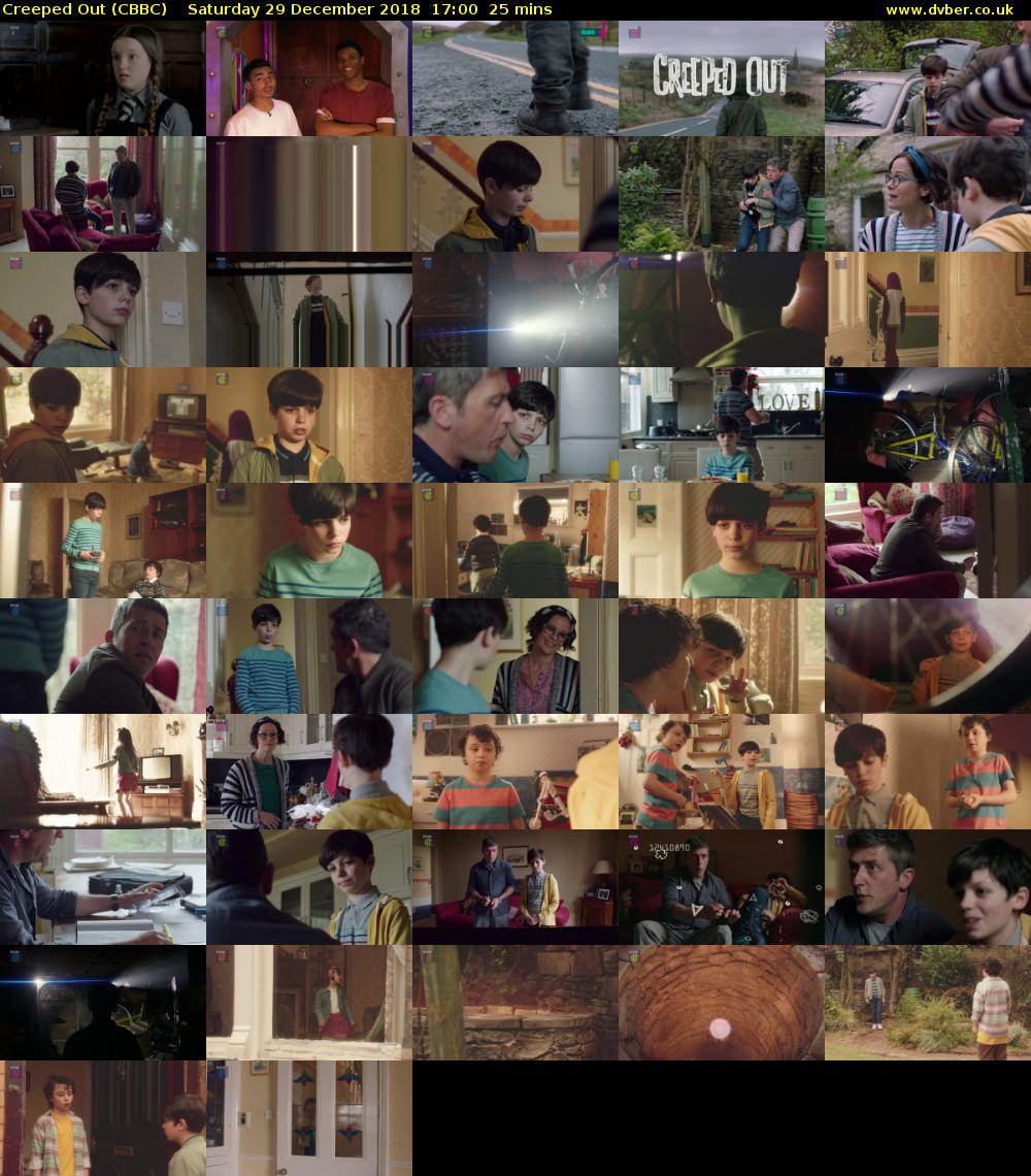 Creeped Out (CBBC) Saturday 29 December 2018 17:00 - 17:25