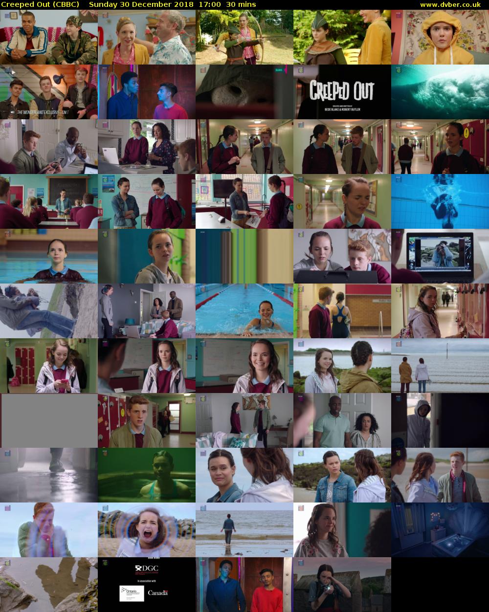 Creeped Out (CBBC) Sunday 30 December 2018 17:00 - 17:30