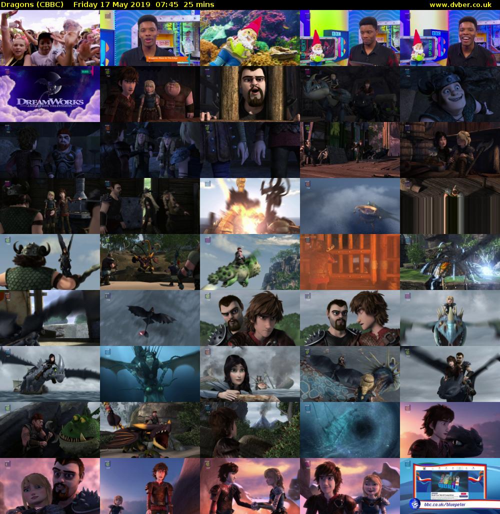 Dragons (CBBC) Friday 17 May 2019 07:45 - 08:10