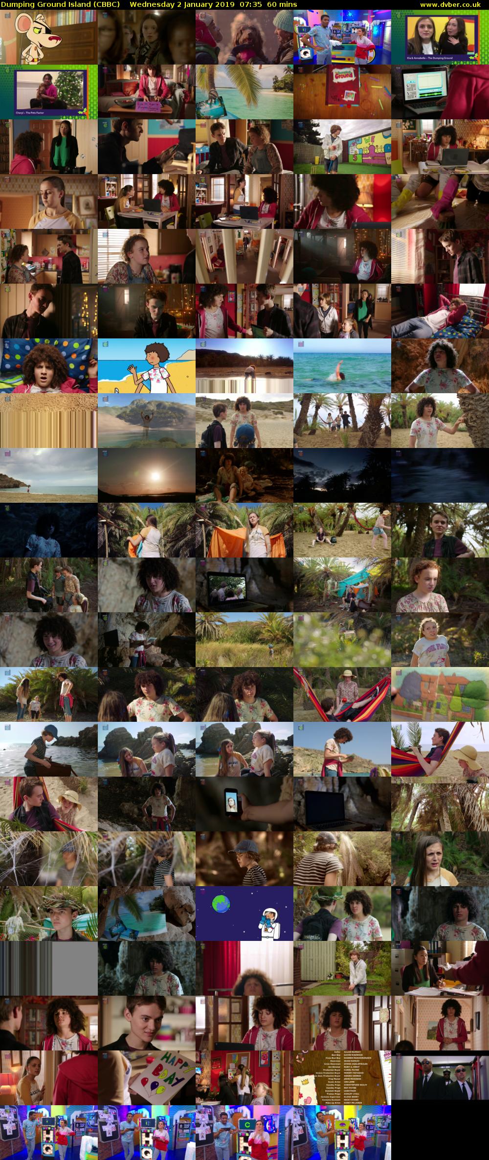 Dumping Ground Island (CBBC) Wednesday 2 January 2019 07:35 - 08:35
