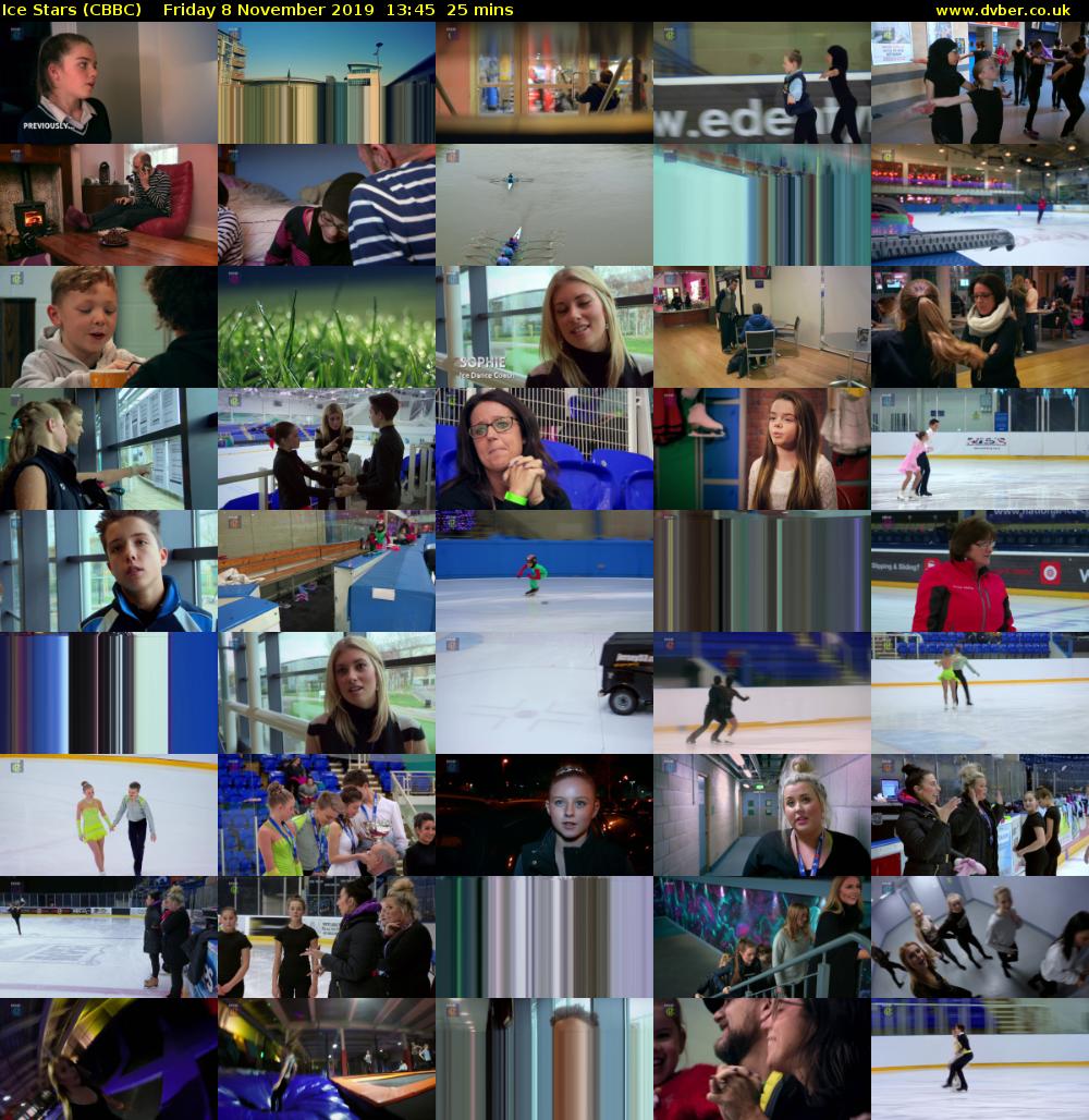 Ice Stars (CBBC) Friday 8 November 2019 13:45 - 14:10