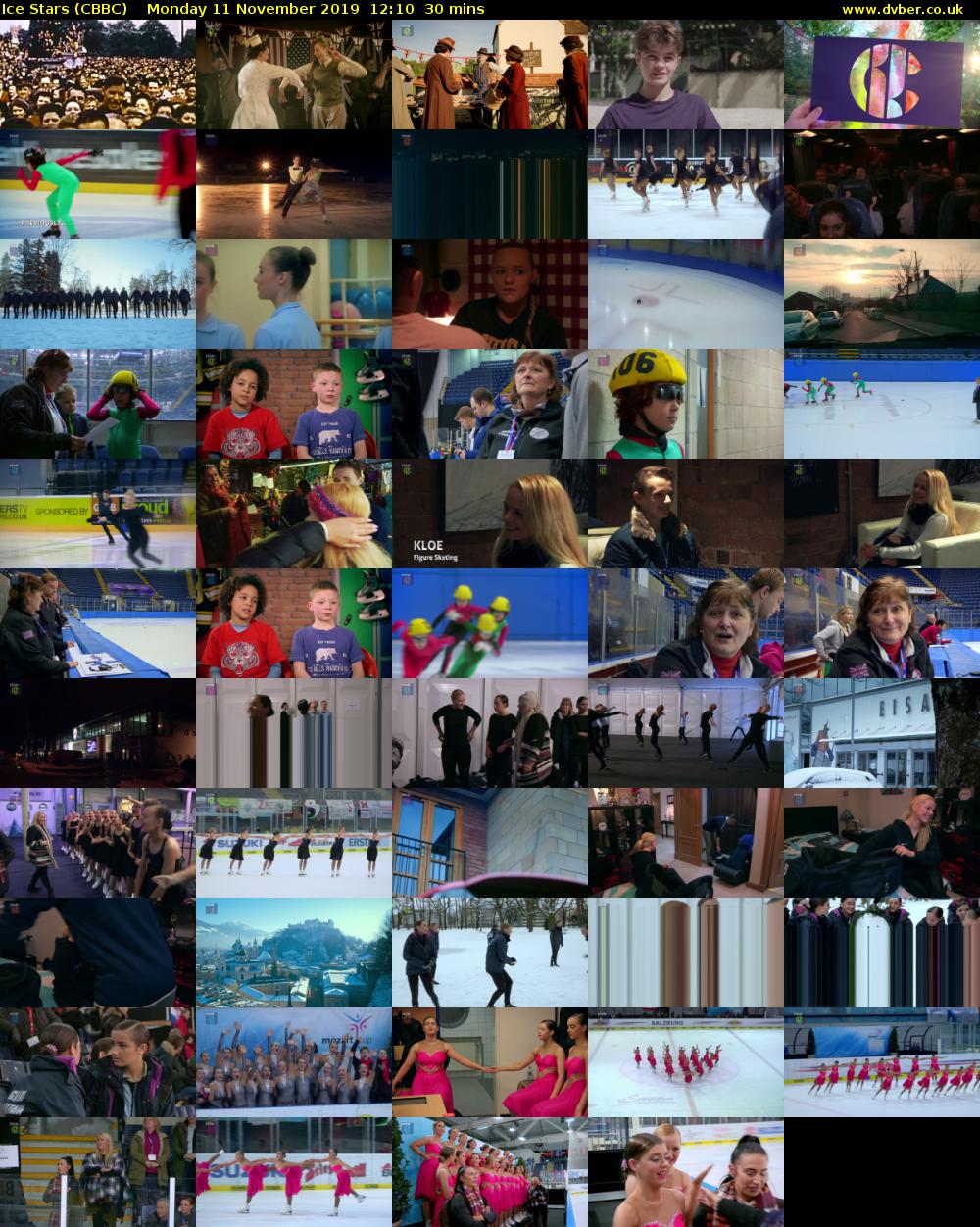 Ice Stars (CBBC) Monday 11 November 2019 12:10 - 12:40