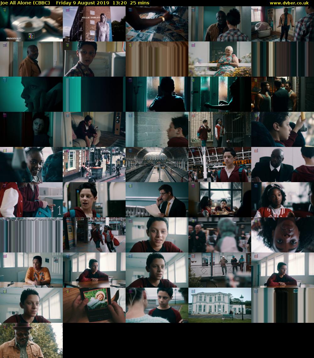 Joe All Alone (CBBC) Friday 9 August 2019 13:20 - 13:45