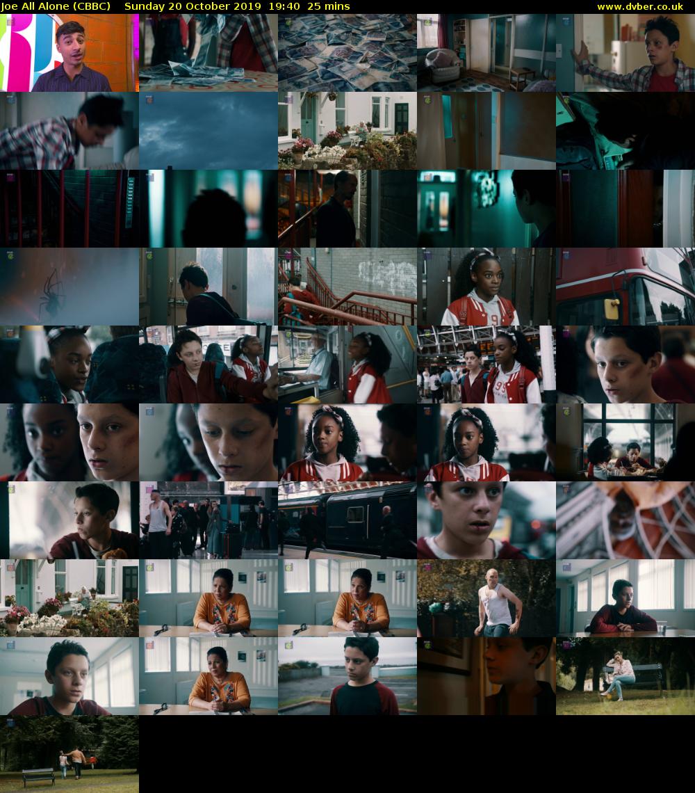 Joe All Alone (CBBC) Sunday 20 October 2019 19:40 - 20:05