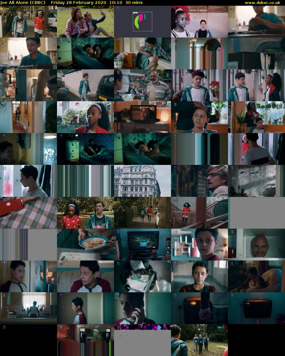 Joe All Alone (CBBC) Friday 28 February 2020 10:10 - 10:40
