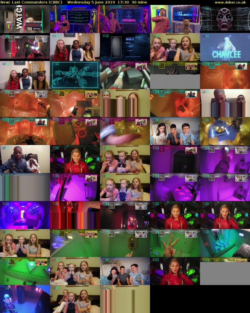 Last Commanders (CBBC) Wednesday 5 June 2019 17:30 - 18:00