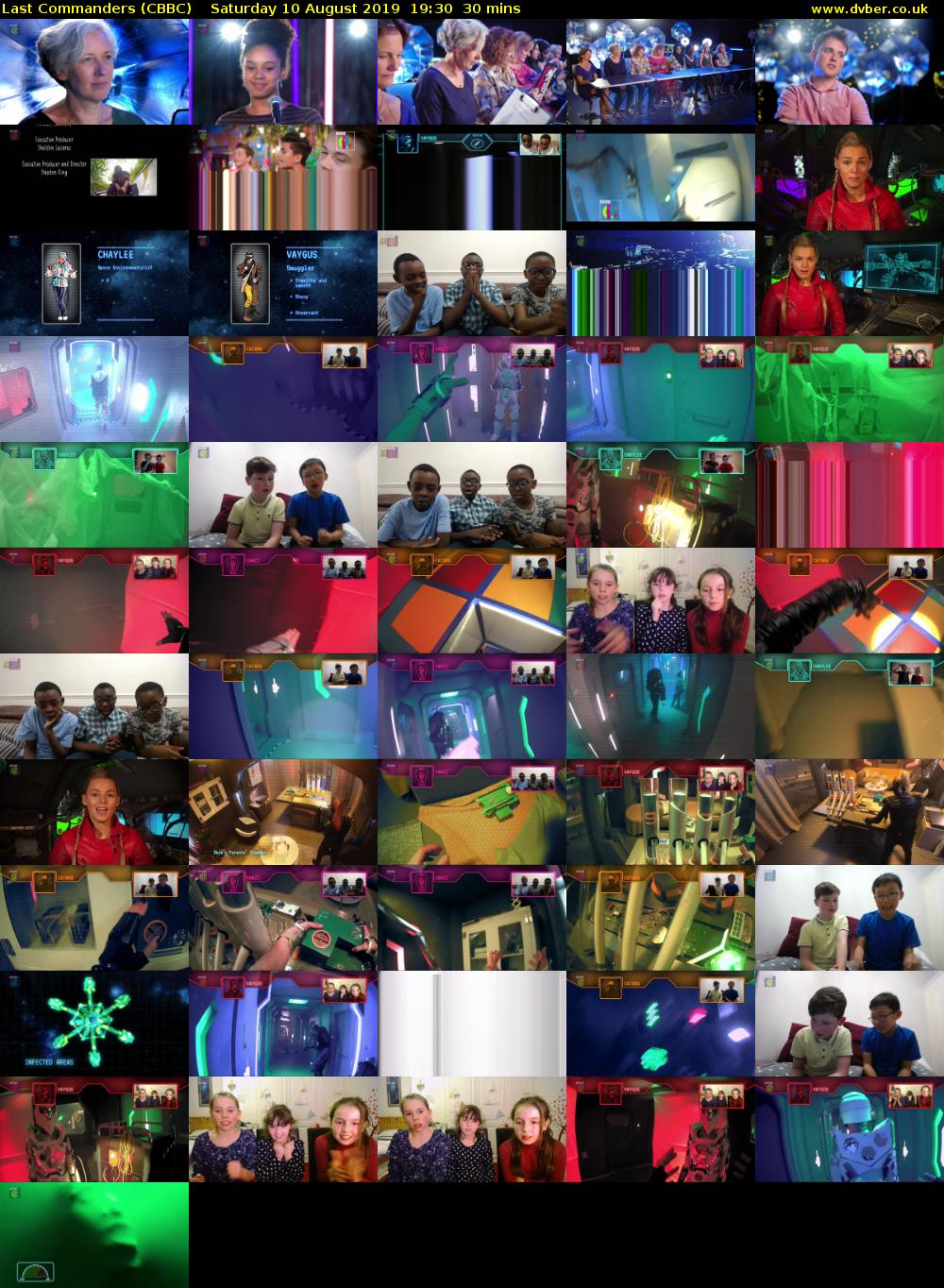 Last Commanders (CBBC) Saturday 10 August 2019 19:30 - 20:00