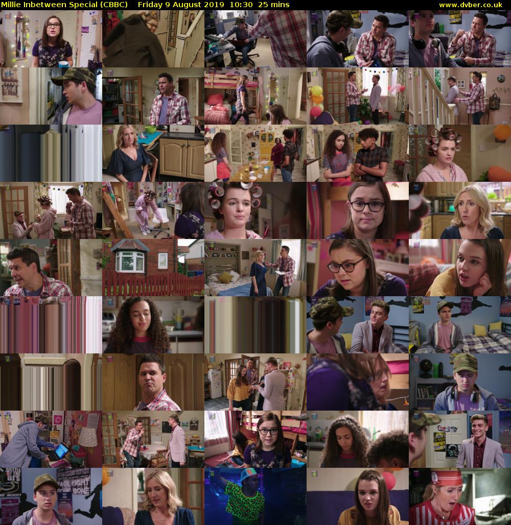 Millie Inbetween Special (CBBC) Friday 9 August 2019 10:30 - 10:55