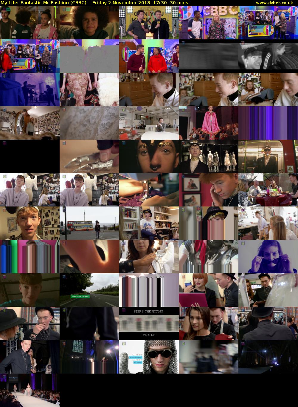 My Life: Fantastic Mr Fashion (CBBC) Friday 2 November 2018 17:30 - 18:00