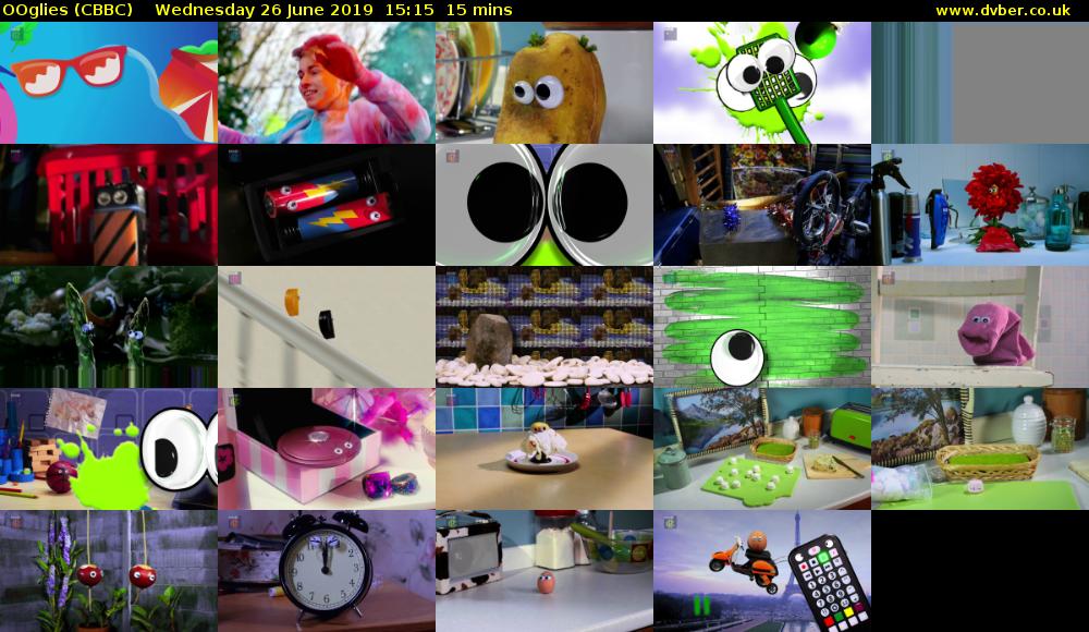 OOglies (CBBC) Wednesday 26 June 2019 15:15 - 15:30