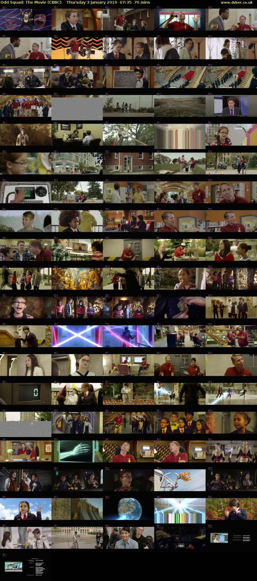 Odd Squad: The Movie (CBBC) Thursday 3 January 2019 07:35 - 08:45