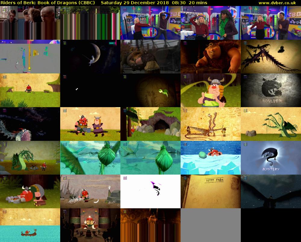 Riders of Berk: Book of Dragons (CBBC) Saturday 29 December 2018 08:30 - 08:50