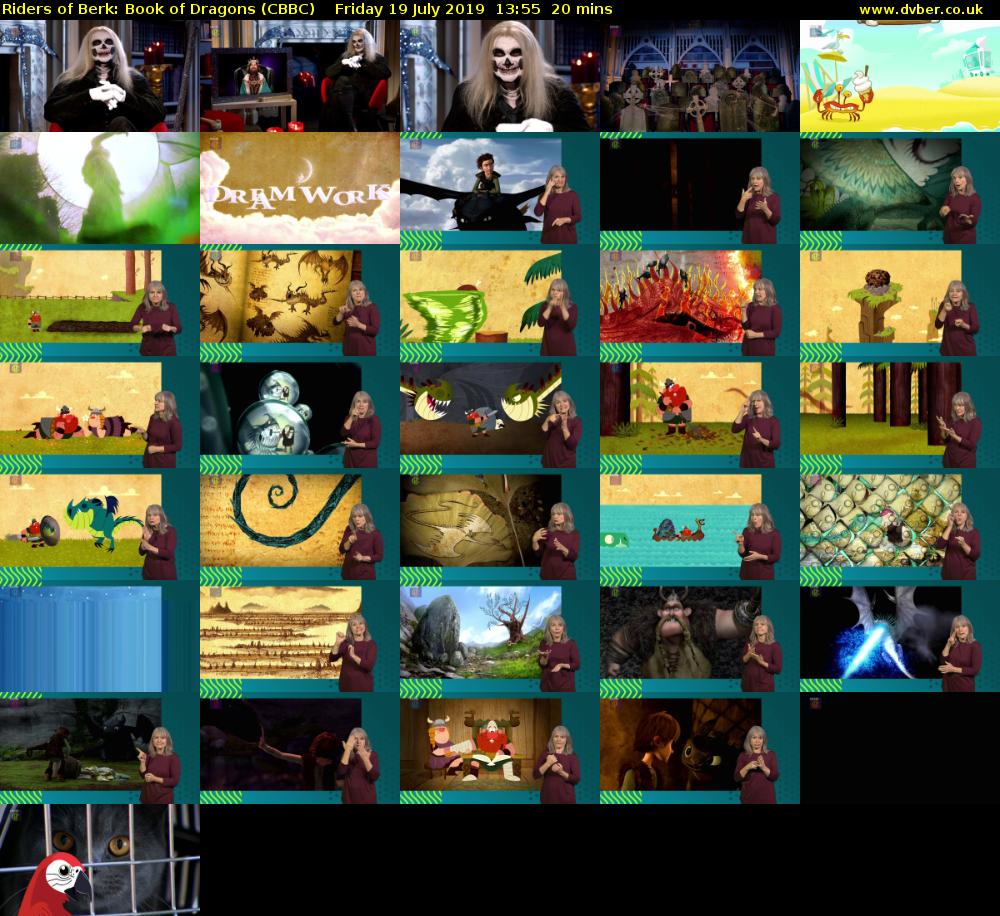 Riders of Berk: Book of Dragons (CBBC) Friday 19 July 2019 13:55 - 14:15