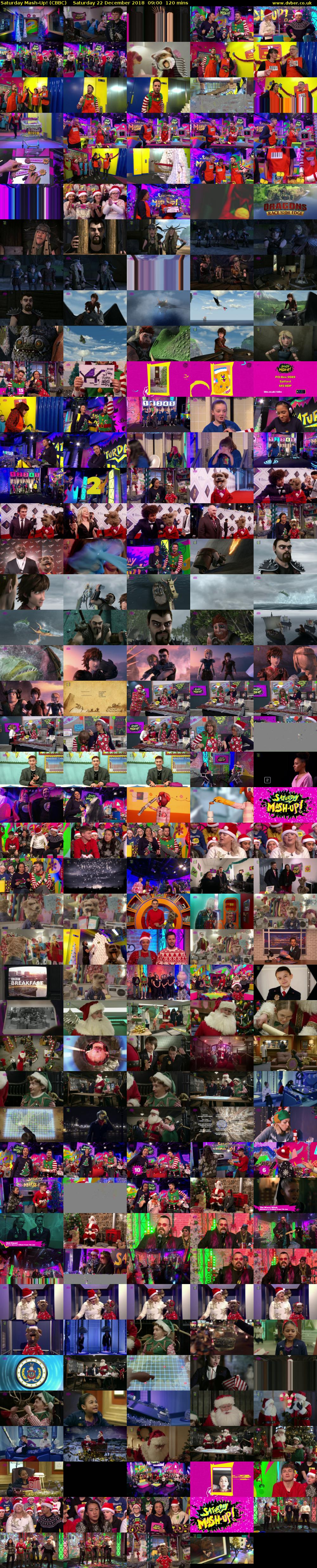 Saturday Mash-Up! (CBBC) Saturday 22 December 2018 09:00 - 11:00