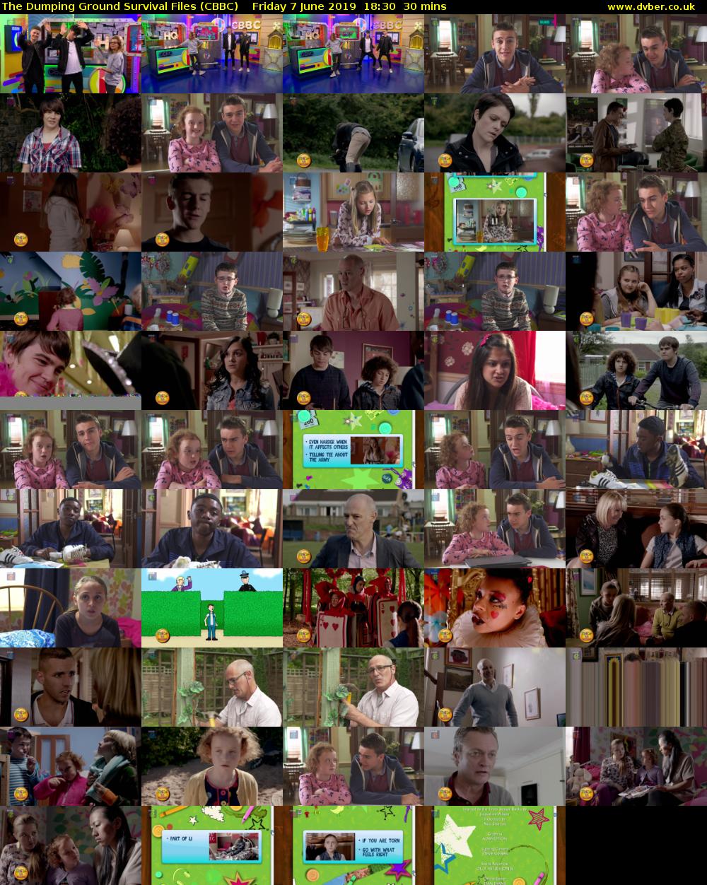 The Dumping Ground Survival Files (CBBC) Friday 7 June 2019 18:30 - 19:00