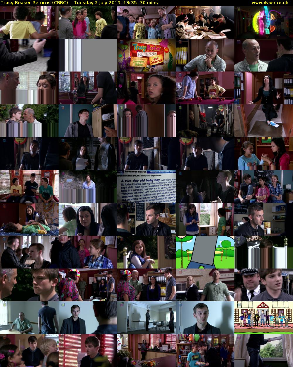 Tracy Beaker Returns (CBBC) Tuesday 2 July 2019 13:35 - 14:05