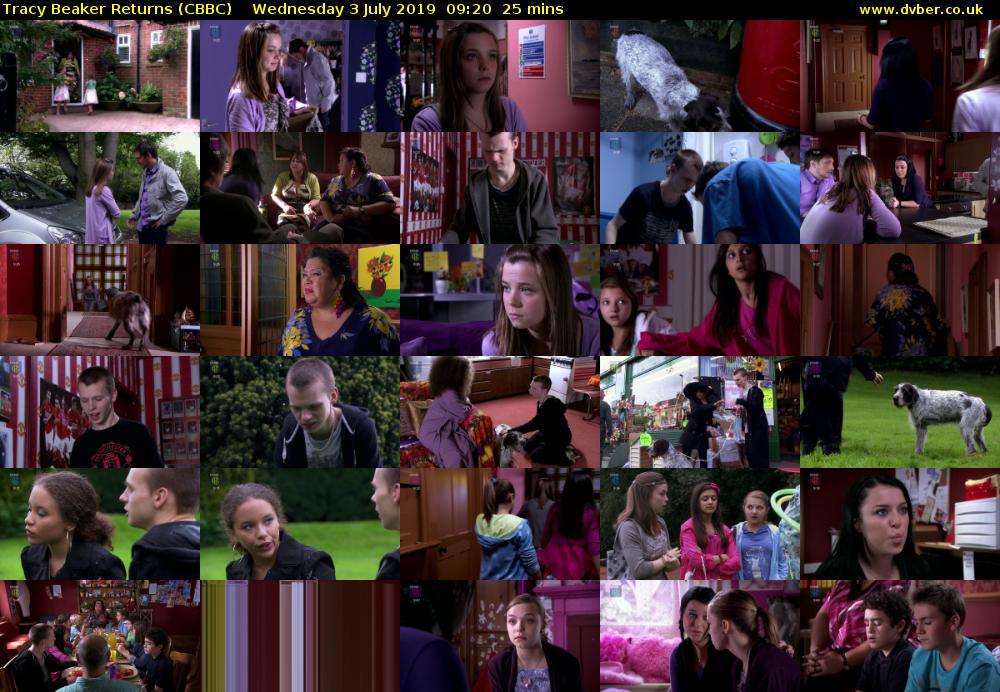 Tracy Beaker Returns (CBBC) Wednesday 3 July 2019 09:20 - 09:45