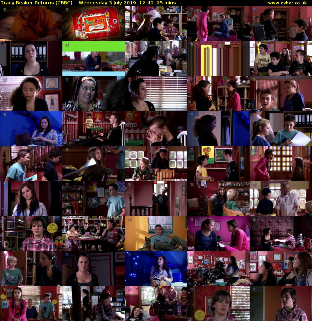 Tracy Beaker Returns (CBBC) Wednesday 3 July 2019 12:40 - 13:05