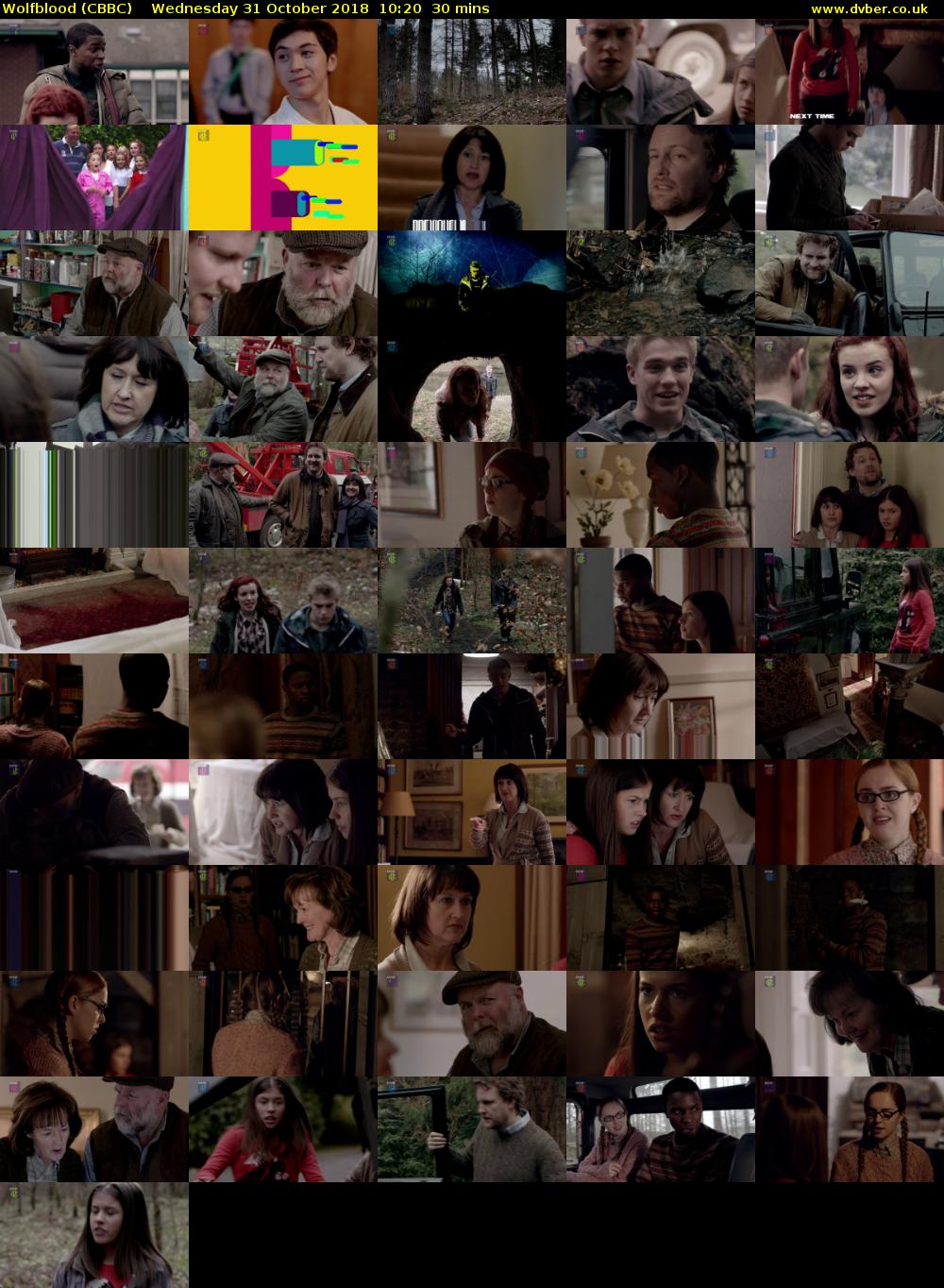Wolfblood (CBBC) Wednesday 31 October 2018 10:20 - 10:50