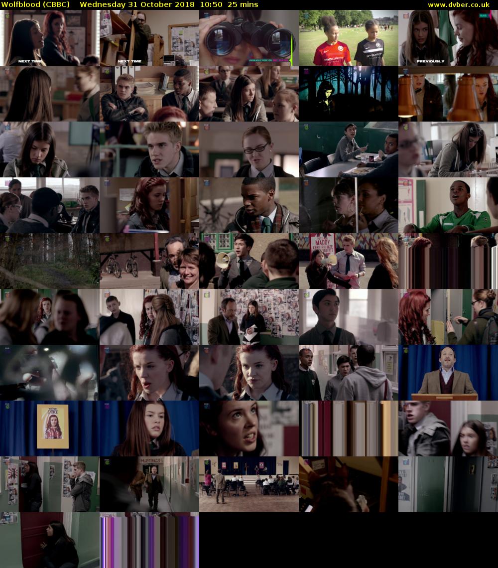 Wolfblood (CBBC) Wednesday 31 October 2018 10:50 - 11:15