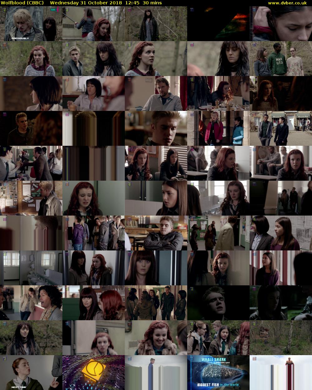 Wolfblood (CBBC) Wednesday 31 October 2018 12:45 - 13:15