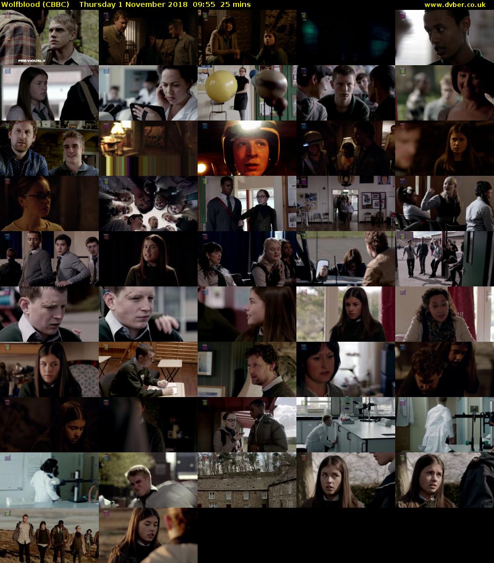 Wolfblood (CBBC) Thursday 1 November 2018 09:55 - 10:20