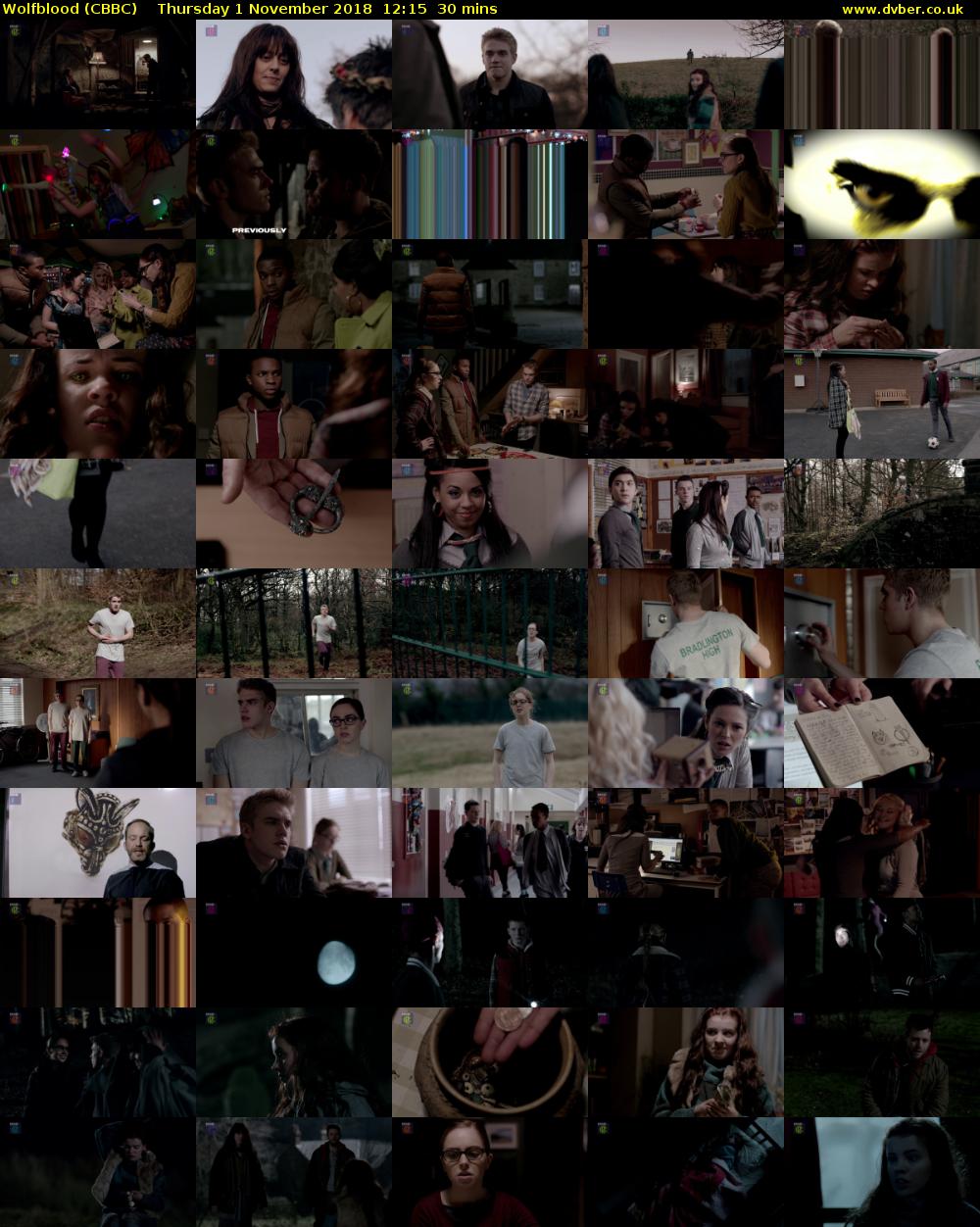 Wolfblood (CBBC) Thursday 1 November 2018 12:15 - 12:45