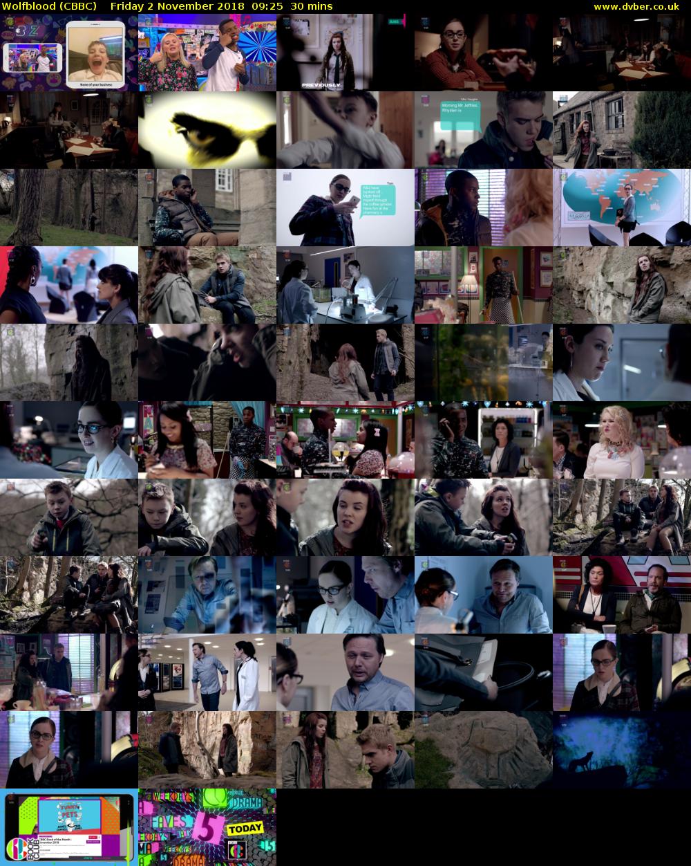 Wolfblood (CBBC) Friday 2 November 2018 09:25 - 09:55
