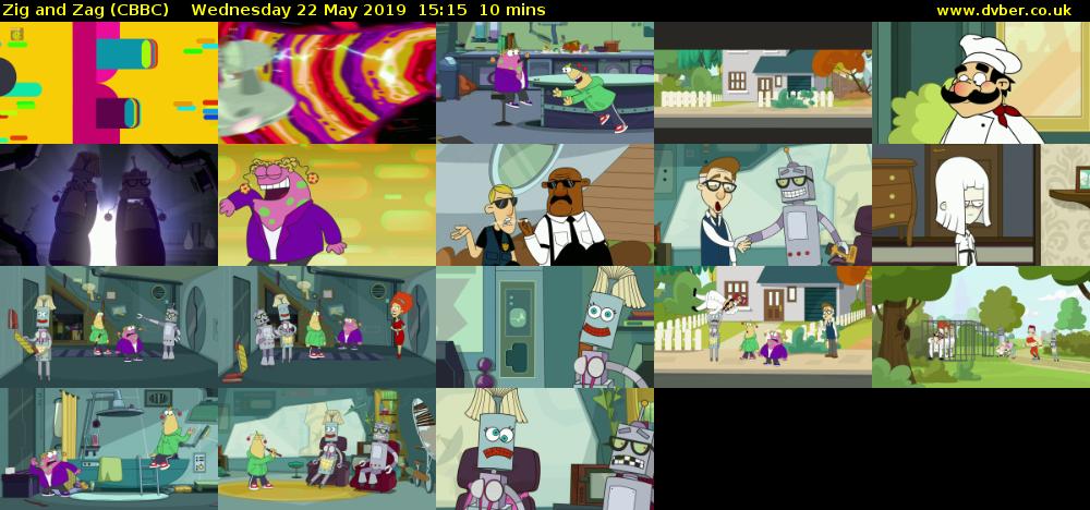 Zig and Zag (CBBC) Wednesday 22 May 2019 15:15 - 15:25