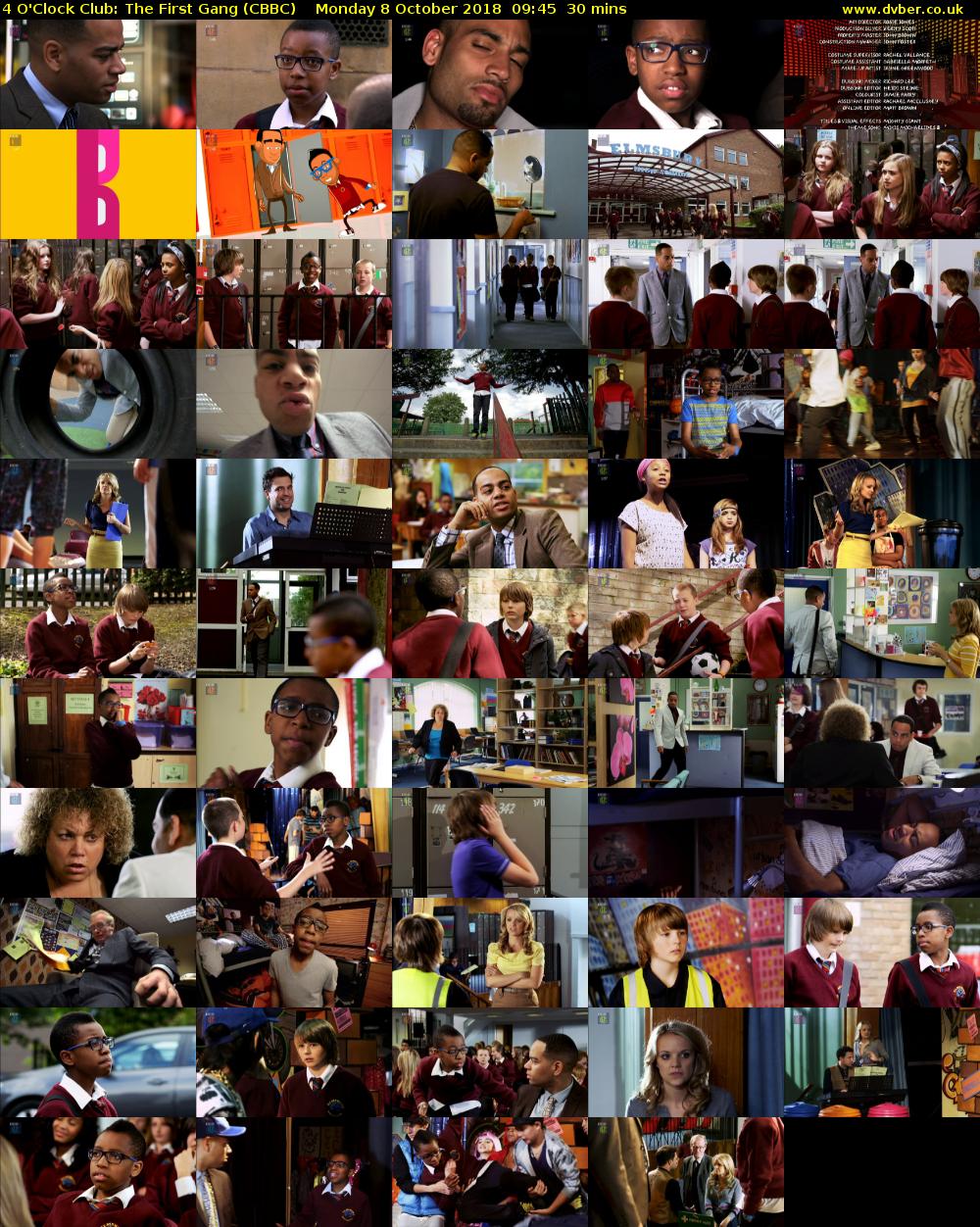 4 O'Clock Club: The First Gang (CBBC) Monday 8 October 2018 09:45 - 10:15