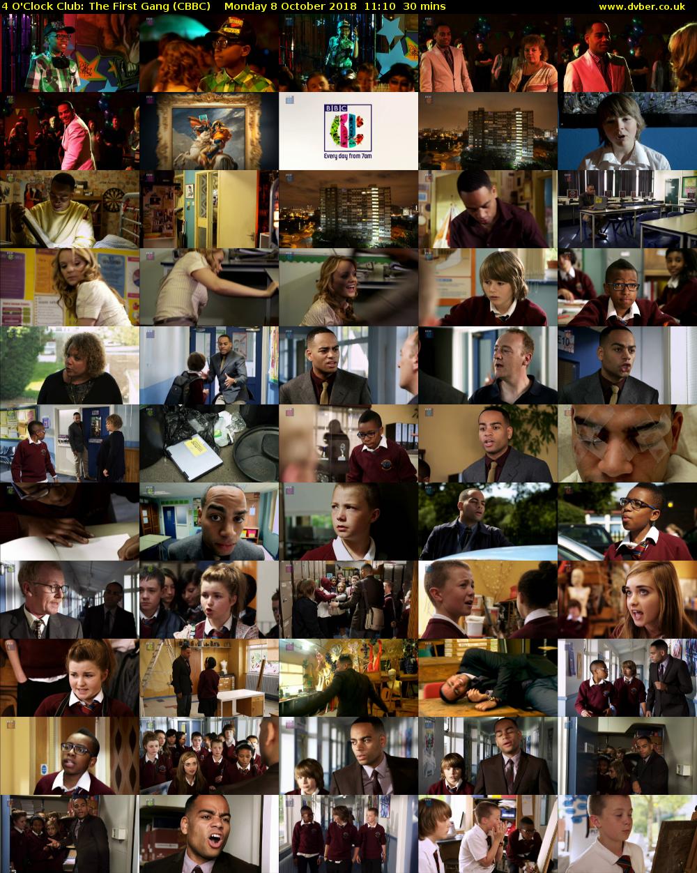 4 O'Clock Club: The First Gang (CBBC) Monday 8 October 2018 11:10 - 11:40