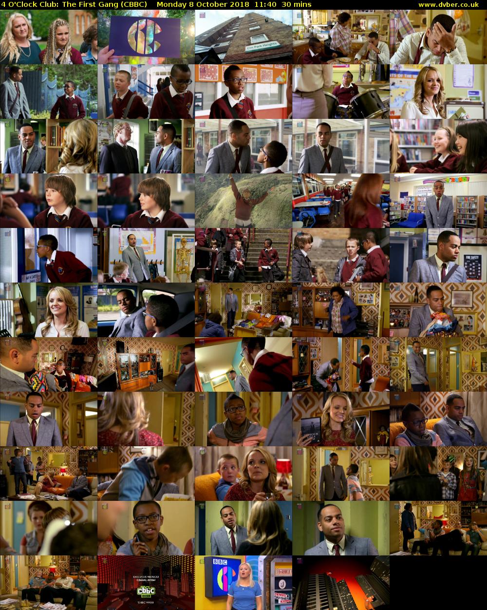 4 O'Clock Club: The First Gang (CBBC) Monday 8 October 2018 11:40 - 12:10