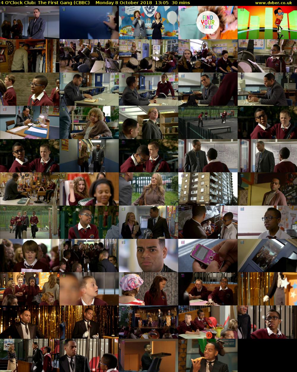 4 O'Clock Club: The First Gang (CBBC) Monday 8 October 2018 13:05 - 13:35