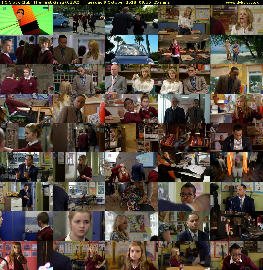 4 O'Clock Club: The First Gang (CBBC) Tuesday 9 October 2018 09:50 - 10:15