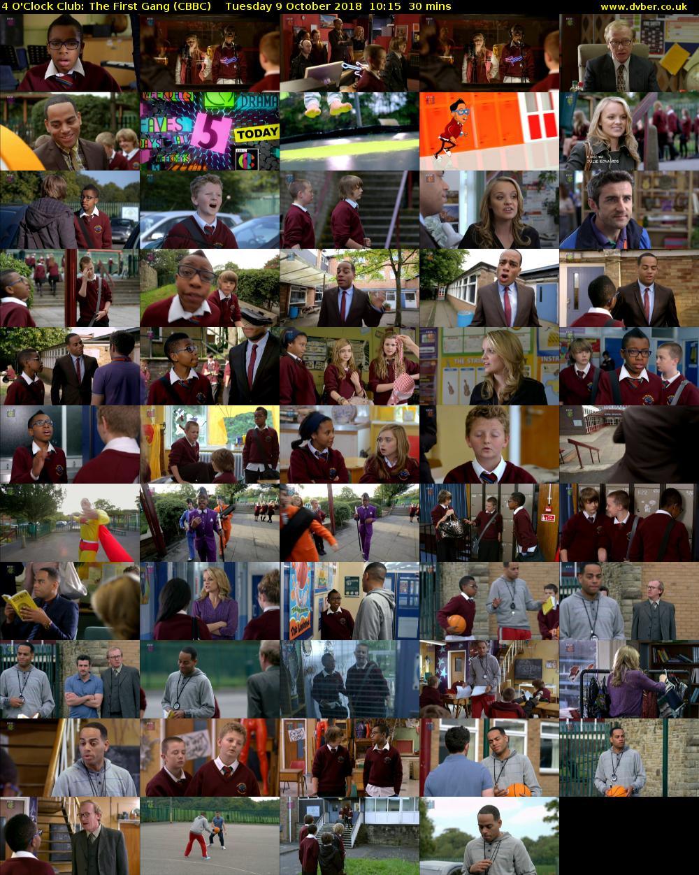 4 O'Clock Club: The First Gang (CBBC) Tuesday 9 October 2018 10:15 - 10:45