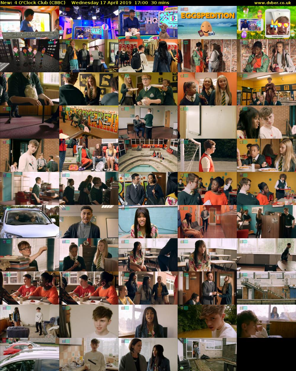 4 O'Clock Club (CBBC) Wednesday 17 April 2019 17:00 - 17:30