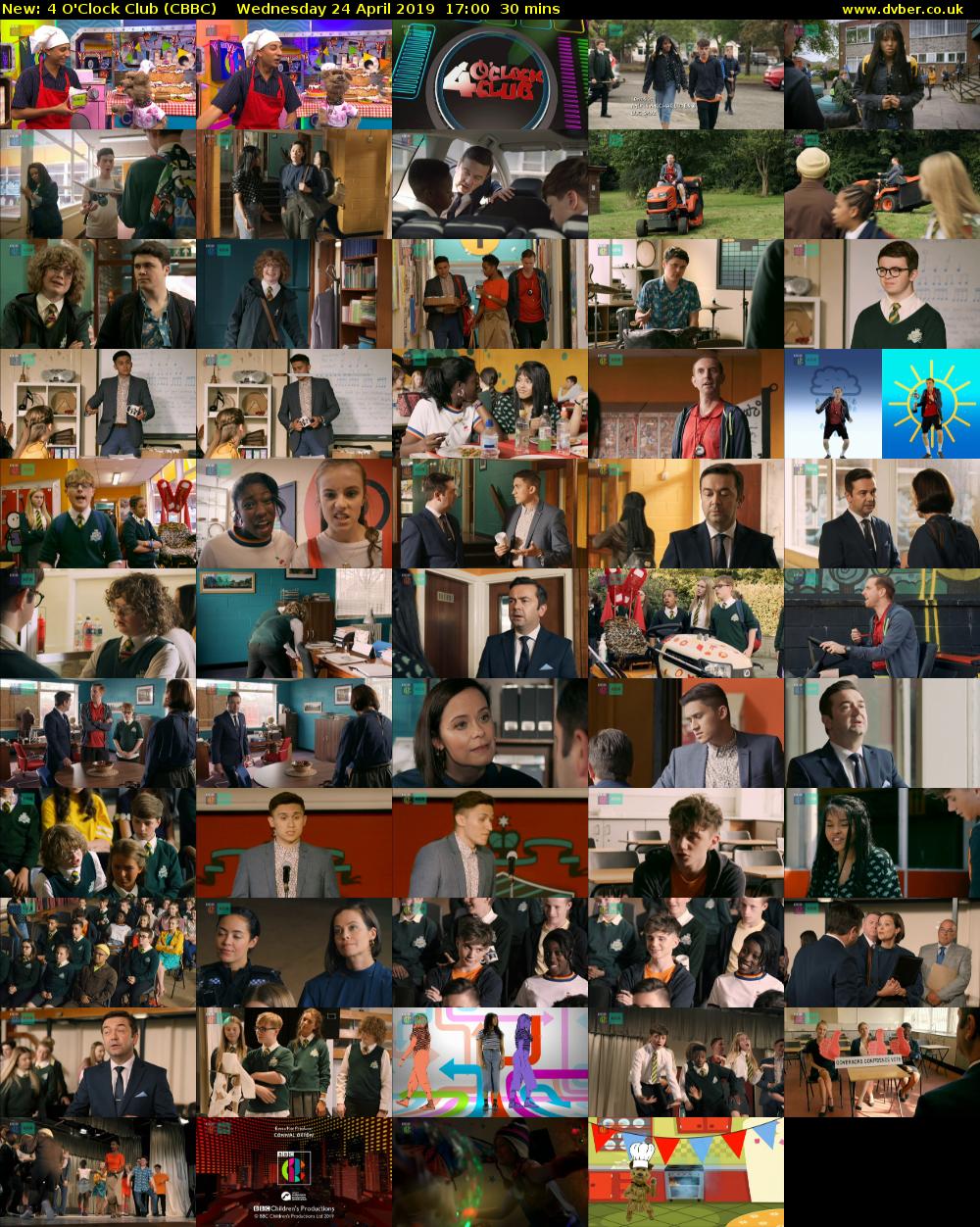 4 O'Clock Club (CBBC) Wednesday 24 April 2019 17:00 - 17:30