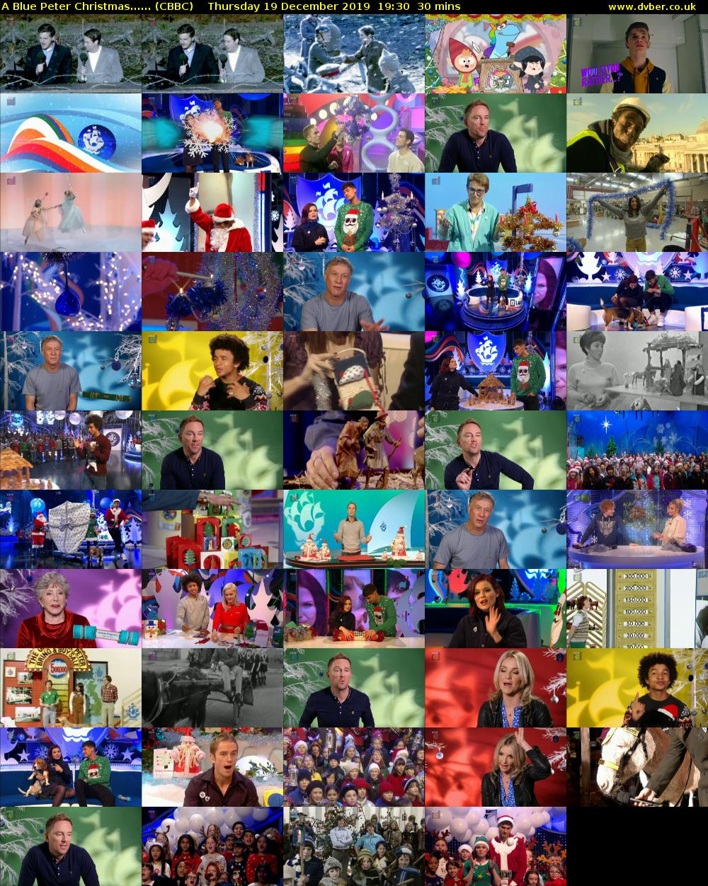 A Blue Peter Christmas...... (CBBC) Thursday 19 December 2019 19:30 - 20:00