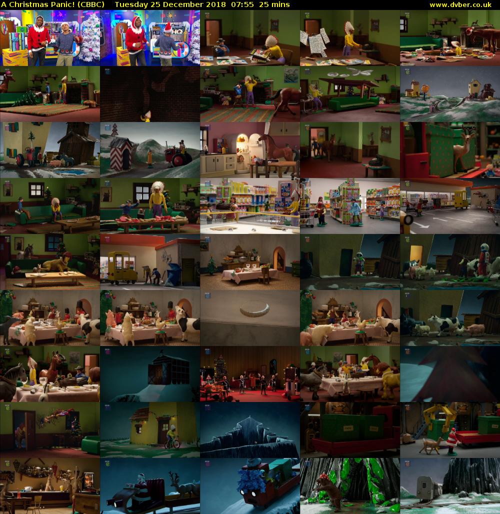 A Christmas Panic! (CBBC) Tuesday 25 December 2018 07:55 - 08:20