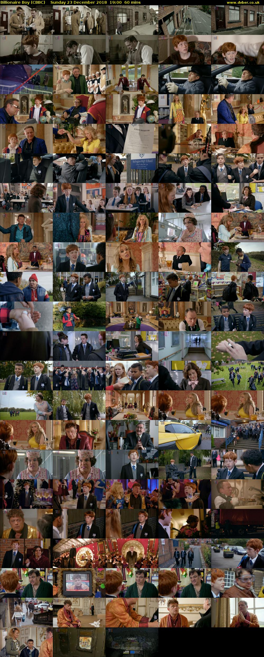 Billionaire Boy (CBBC) Sunday 23 December 2018 19:00 - 20:00